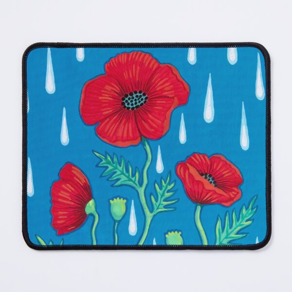 Item preview, Poppies in the rain designed and sold by Soozie Wray.