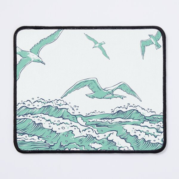 Item preview, Blue Ocean Waves designed and sold by Imakeyouhappy.