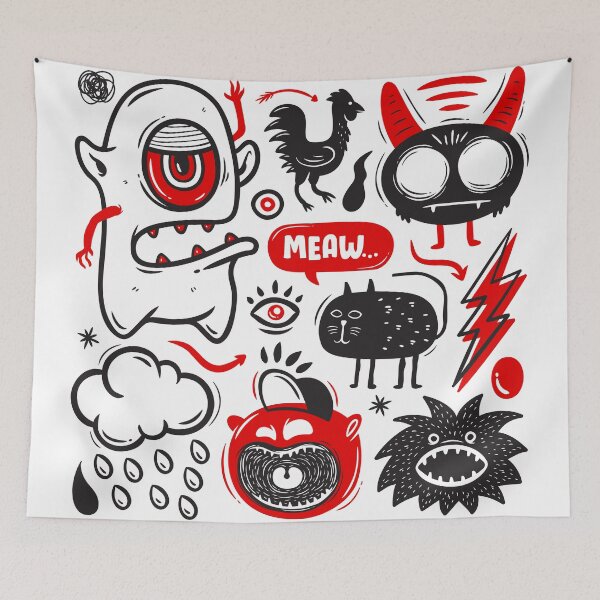 Item preview, Monster Attack designed and sold by totoshopro.