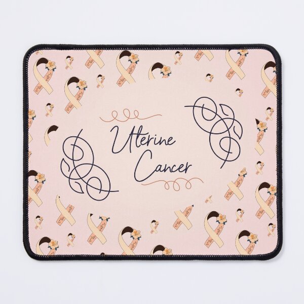 Item preview, Uterine Cancer Awareness, Uterine Cancer Ribbon Pattern designed and sold by AnsDesigns.