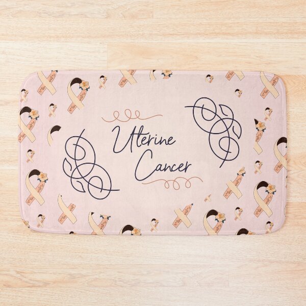 Item preview, Uterine Cancer Awareness, Uterine Cancer Ribbon Pattern designed and sold by AnsDesigns.