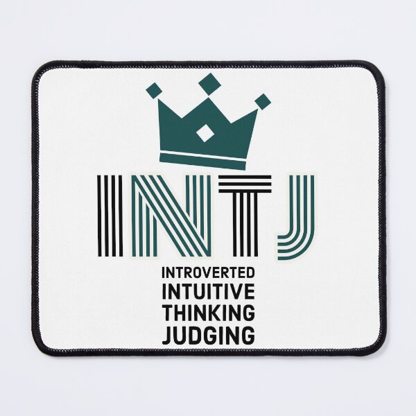 Item preview, INTJ - Typography Design 6 designed and sold by art-by-shadab.
