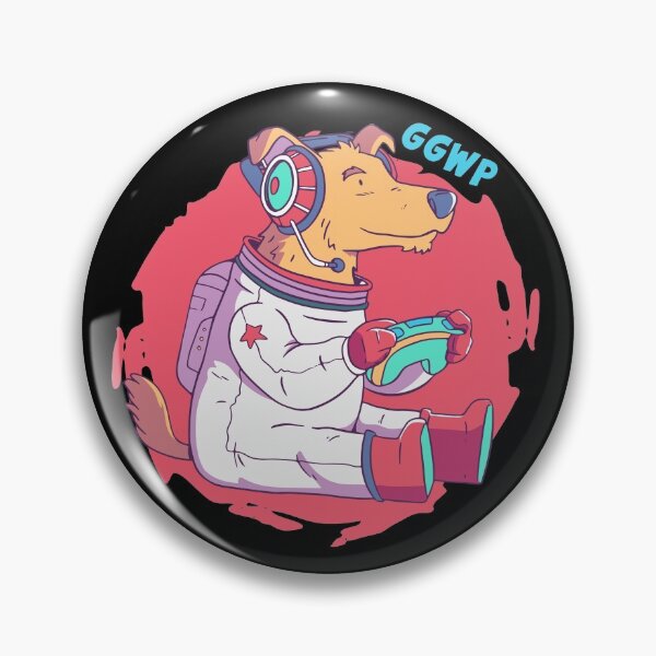 Item preview, Cartoon Dog Playing Video Games - GGWP designed and sold by MnEmzStudio.