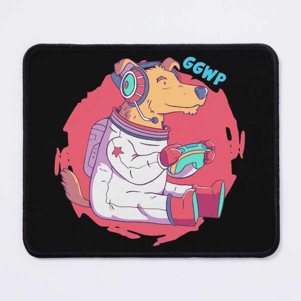 Item preview, Cartoon Dog Playing Video Games - GGWP designed and sold by MnEmzStudio.
