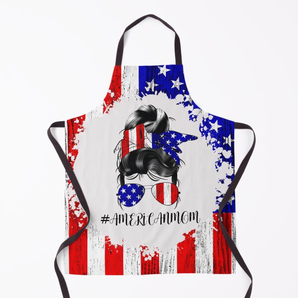 Item preview, AMERICAN Mom US Flag Bun Hair l designed and sold by Shawa Shop.