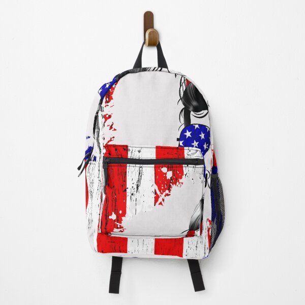 Item preview, AMERICAN Mom US Flag Bun Hair l designed and sold by Shawa Shop.
