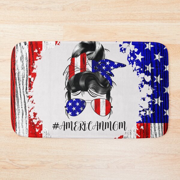 Item preview, AMERICAN Mom US Flag Bun Hair l designed and sold by Shawa Shop.