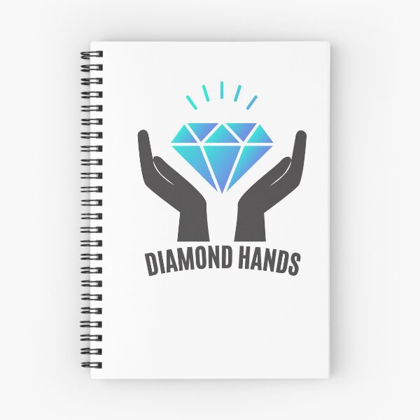 Item preview, Diamond Hands Bitcoin Crypto designed and sold by EarlyInvesting.