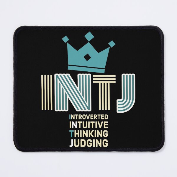 Item preview, INTJ - Typography Design 3 designed and sold by art-by-shadab.