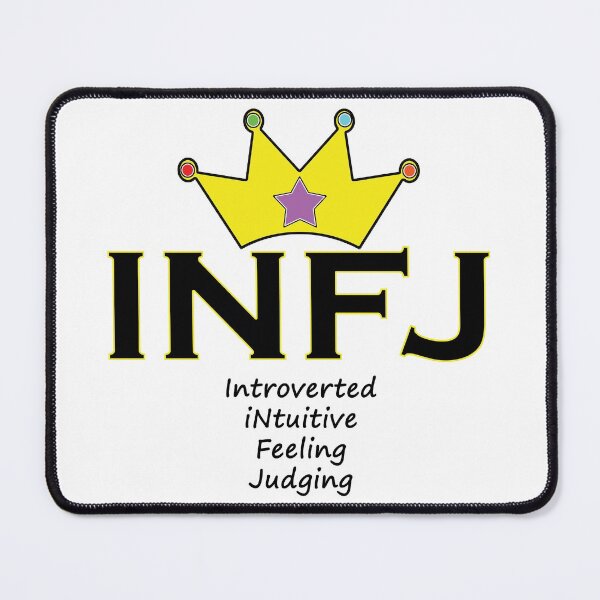 Item preview, INFJ - Typography Design 5 designed and sold by art-by-shadab.