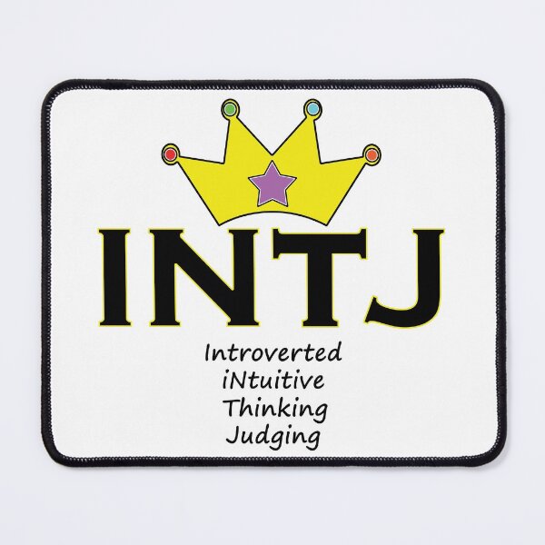 Item preview, INTJ - Typography Design 2 designed and sold by art-by-shadab.