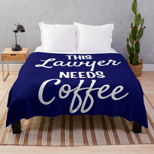 Item preview, This lawyer needs coffee - funny lawyer gift (white/grey) designed and sold by PickaSticka.