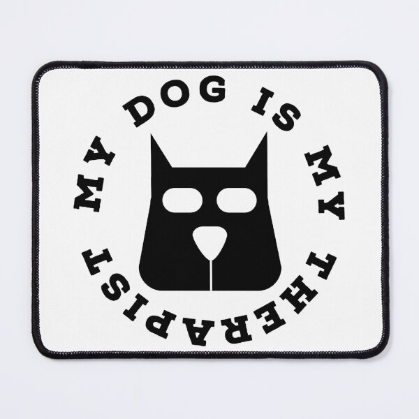 Item preview, My Dog is My Therapist - Typographic Design 3 designed and sold by art-by-shadab.