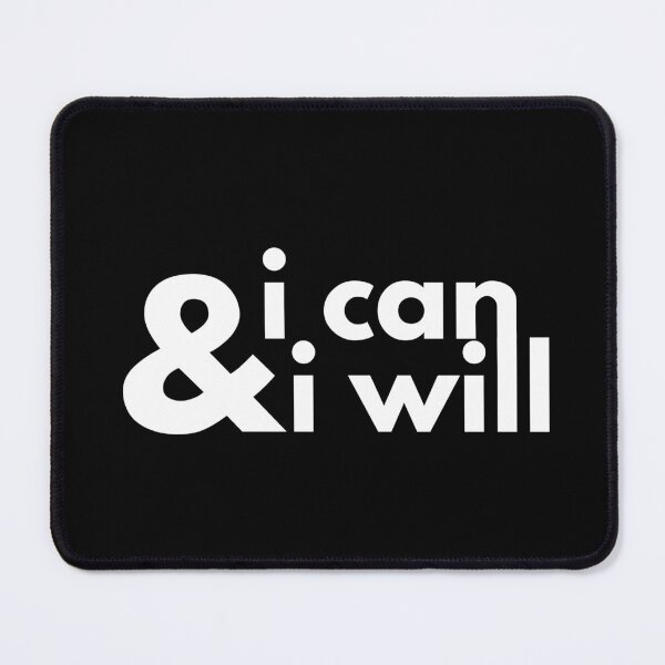 Item preview, I Can And I Will (Black) designed and sold by quoteedesigns.