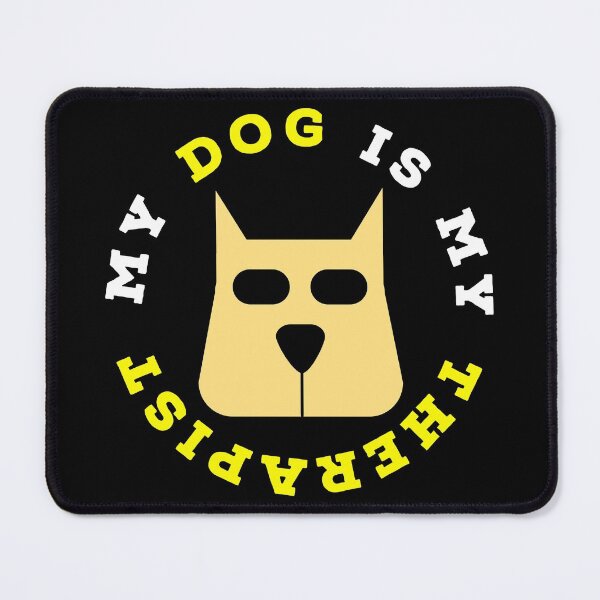Item preview, My Dog is My Therapist - Typographic Design 2 designed and sold by art-by-shadab.