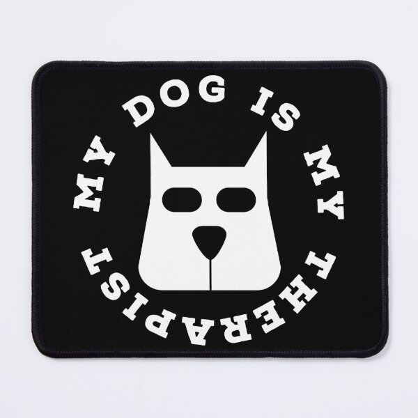 Item preview, My Dog is My Therapist - Typographic Design  designed and sold by art-by-shadab.