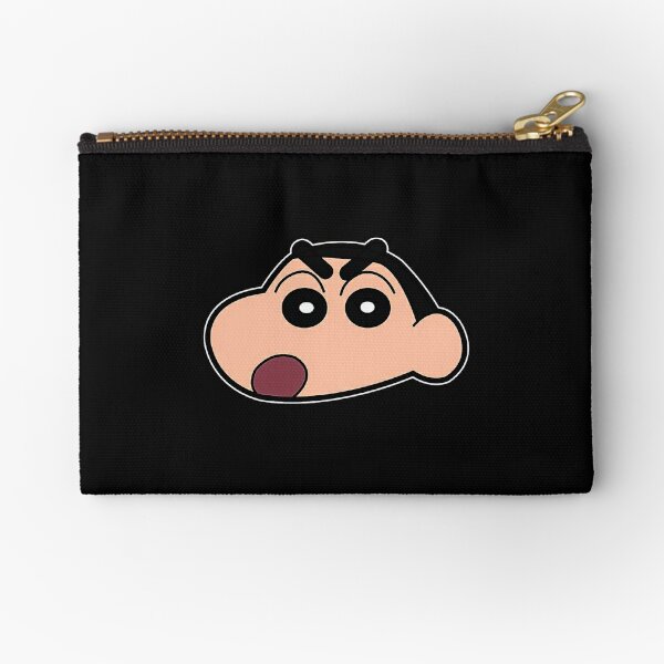 Crayon Shinchan Red Pencil Case Stationery Bag Cosmetic Multi