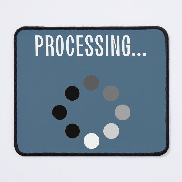 Item preview, Iam thinking - busy thinking - brain freeze designed and sold by For the love of Pixels.