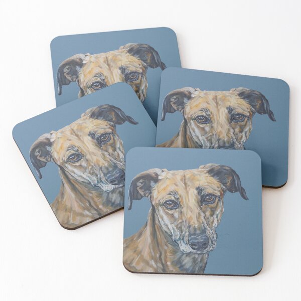 Item preview, Jake. Dog painting art by award-winning UK artist Sam Fenner designed and sold by SamFennerArt.