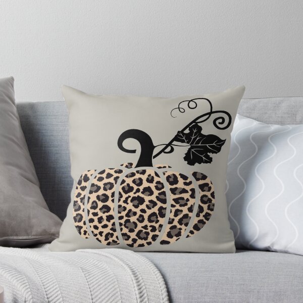 Item preview, Cute Leopard print pumpkin  - halloween - autumn - fall - beige and brown designed and sold by hasbeenz.