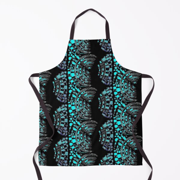 Aperçu de l'œuvre Galaxus Point turquoise graphique géométrique abstrait créée et vendue par G-M-Designs.