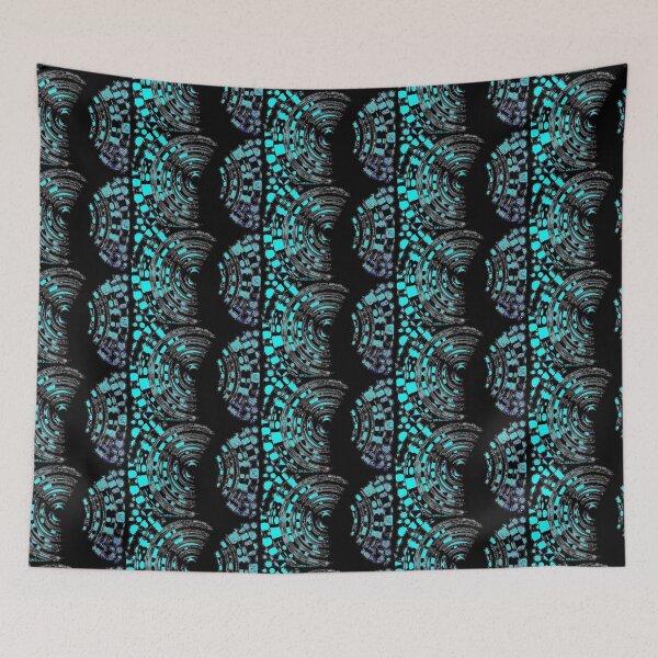 Item preview, Galaxus Point turquoise abstract geometric graphic designed and sold by G-M-Designs.