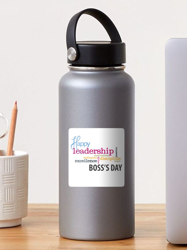 Pegatina «Regalo del día de los jefes: mejores ideas de para el jefe» de coolestshirt | Redbubble