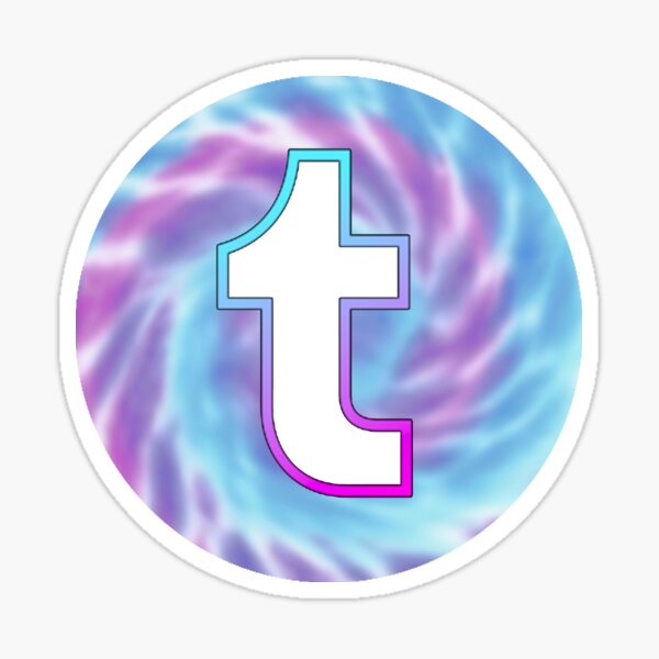 "Tumblr logo" Sticker for Sale by ekaterinak0423 | Redbubble