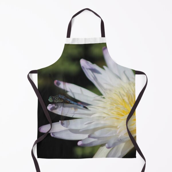 Item preview, Dragonfly on a white lotus flower designed and sold by Lexipooh76.