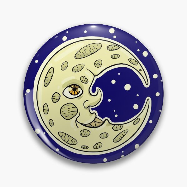 Item preview, creepy magical moon moon face designed and sold by WindchesterSama.