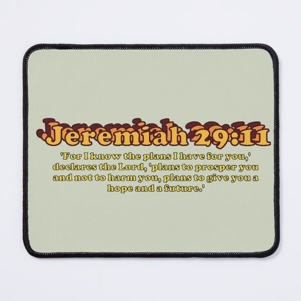 Item preview, Jeremiah 29:11 Bible Verse - For I know the plans I have for you designed and sold by SunshyeStudios.