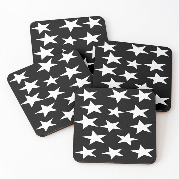 Item preview, Stars White Cluster Pattern designed and sold by MurphyMorganGifts.