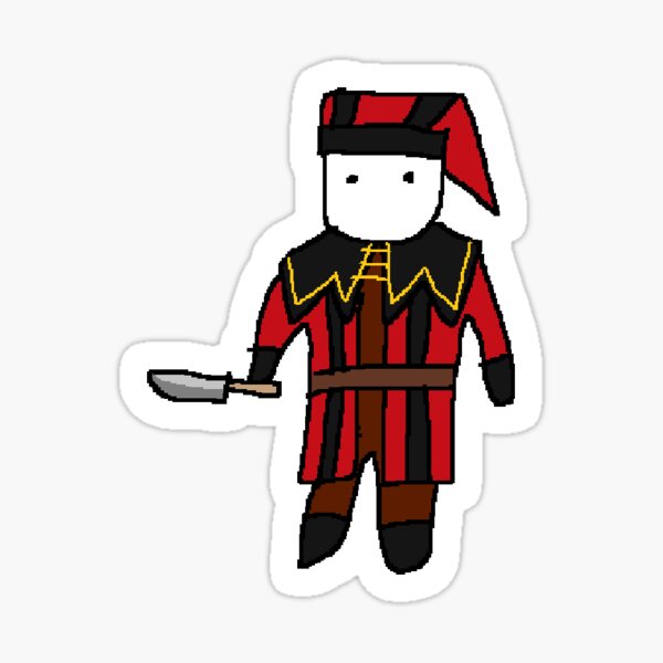 Skyrim Cicero Stickers for Sale Redbubble