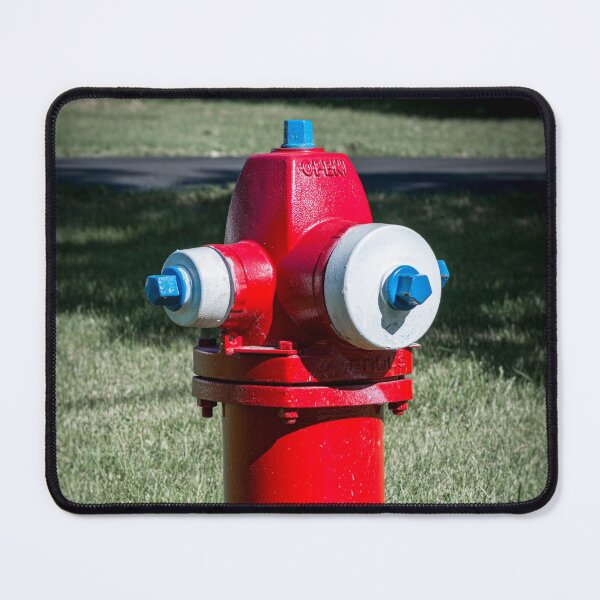 Item preview, Red White and blue Waterous Fire Hydrant designed and sold by Enzwell.