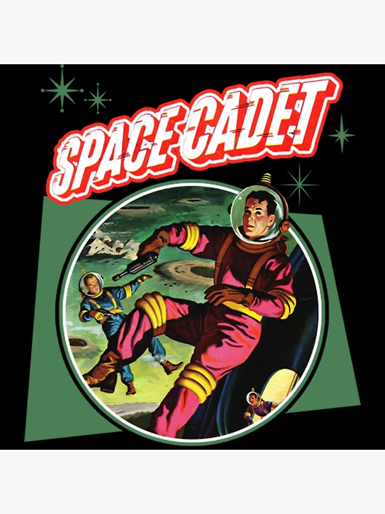 "Space Cadet Outer Space Comic Book Style Vintage 50s 60s