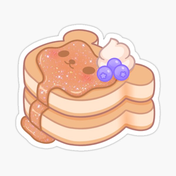 "Bear Pancakes" Sticker for Sale by MissGiuliana Redbubble