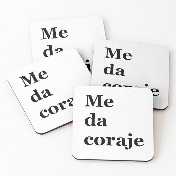 Item preview, Me da coraje designed and sold by tonik12.