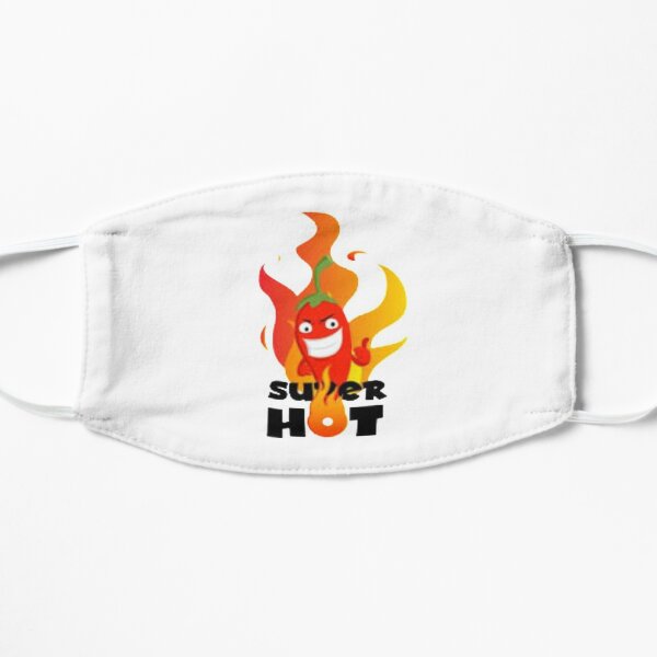  Red hot  Flat Mask