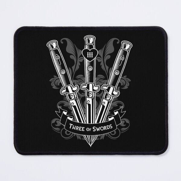Item preview, Three Of Swords Tarot Card Astrology Switchblades designed and sold by GrandeDuc.