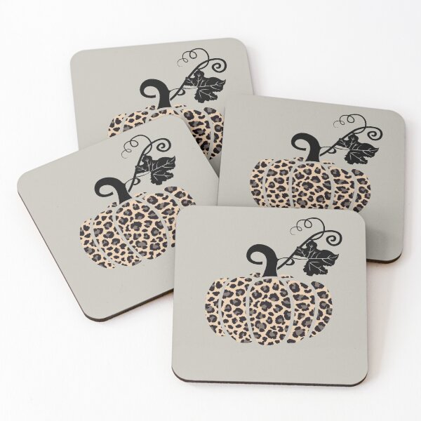 Item preview, Cute Leopard print pumpkin  - halloween - autumn - fall - beige and brown designed and sold by hasbeenz.