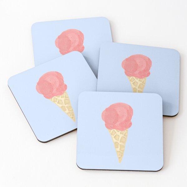 Item preview, Strawberry ice cream  designed and sold by Rosemaryart.
