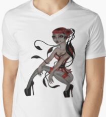japanese tentacle hair Men's V-Neck T-Shirt