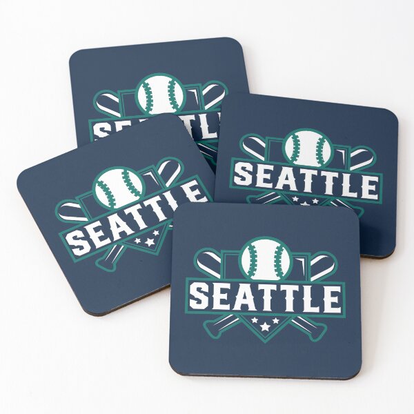 Item preview, Seattle Baseball Home Plate Crossed Bats designed and sold by toutwearapparel.