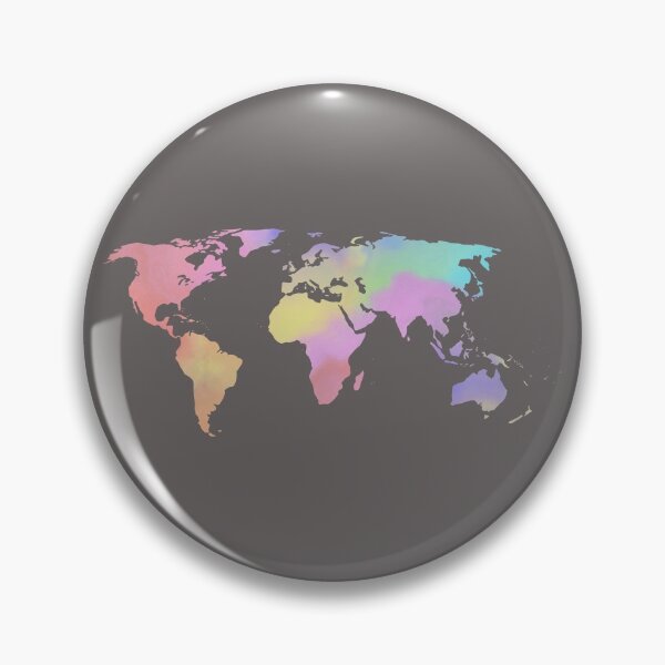 Item preview, World Map Watercolour designed and sold by DAFIN.