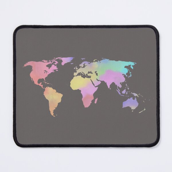 Item preview, World Map Watercolour designed and sold by DAFIN.