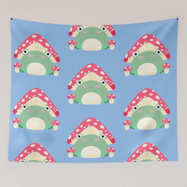Item preview, Frog Mushroom Cottagecore Aesthetic designed and sold by lilbluecowey.