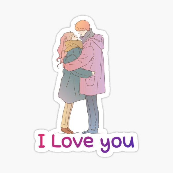 Lovely Couple Stickers Redbubble