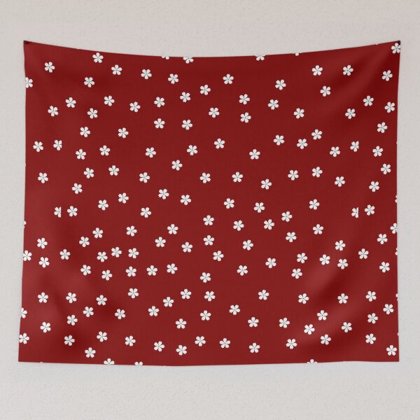 Item preview, Cute little white flower pattern designed and sold by wiwiart.
