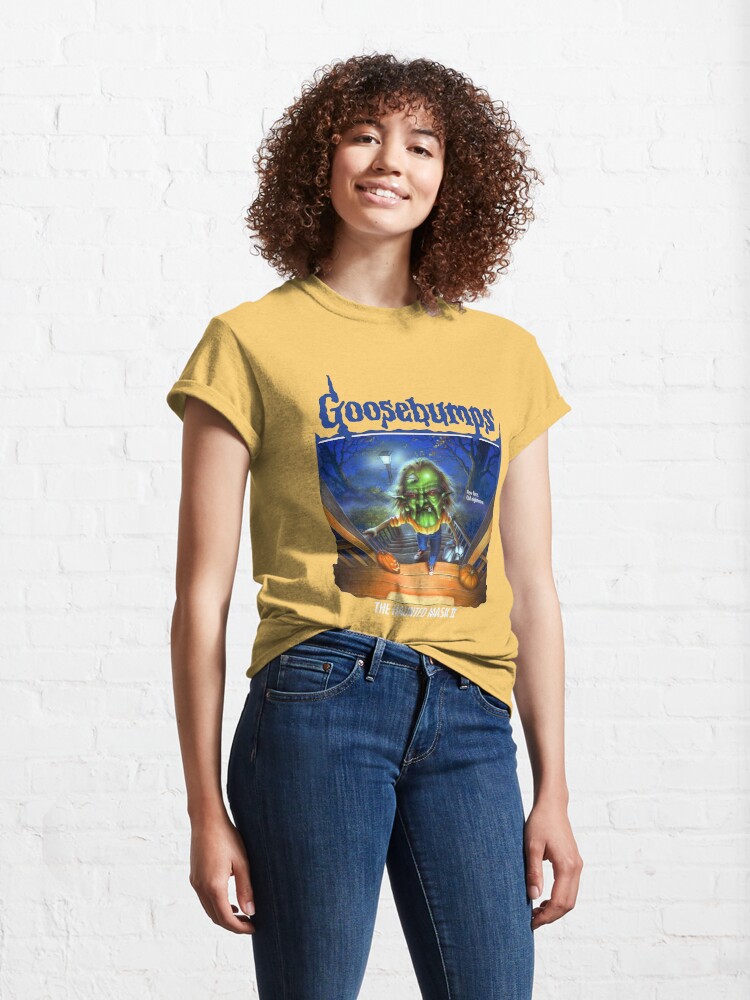 Discover Day Goosebumps Mask Just A Girl  T-Shirt