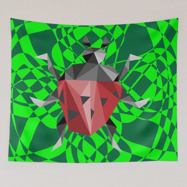 Item preview, Psychedelia polygonal beetle designed and sold by ADIAszmoneit.